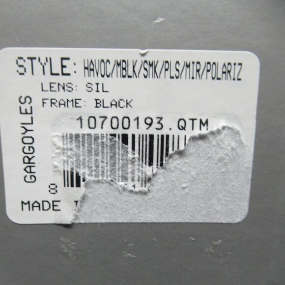 Gargoyles Havoc Sunglasses Matte Black Polarized sku 10700193  NIB - Picture 7 of 11